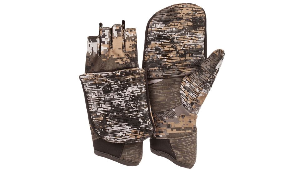 Huntworth Stealth Mid Weight Hunting Pop Top Glove - Mens, Disruption, Large E-1208-30DC-L