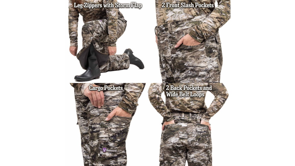Huntworth Winsted Tricot Waterproof Rain Pants - Women's, Tarnen, Extra Large, E-9620-W-TRN-XL
