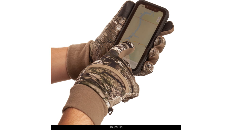 Huntworth Branson Mid Weight Waterproof, Fleece-lined, DWR Shooters Glove - Men's, Tarnen, Medium, E-1345-TRN-M