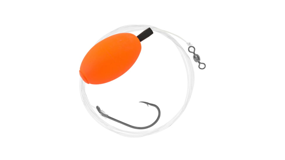 Hurricane Bass Surf Rig Single 60LB Mono, 7/0 Hook, SFR602-7/0