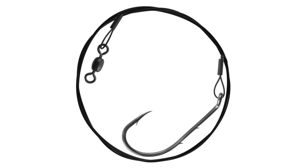 Hurricane Bluefish Rig 18in 80# Wire Leader 7/0 Hook, BUR1880-7/0