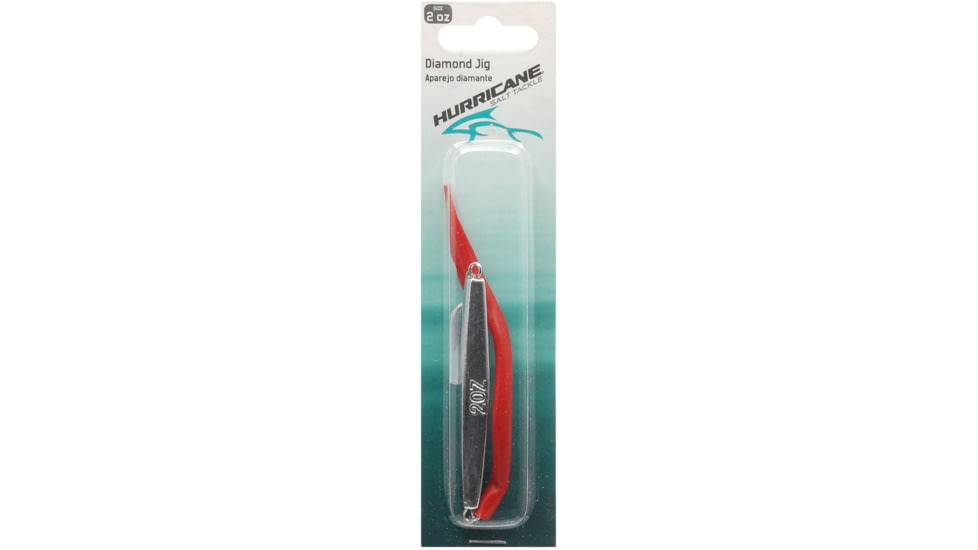 Hurricane Diamond Jig 2oz Red, DJ2-RED