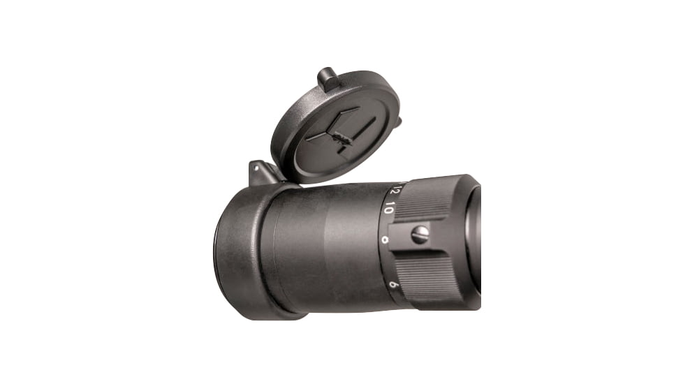 Huskemaw Blue Diamond Flip-Up Scope Lens Caps, 5-20x50mm, Black, 20SFC520