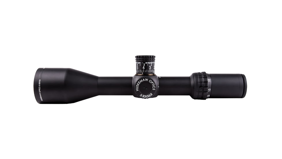 Huskemaw Tactical Rifle Scope, 5-30x56mm, 34mm Tube, Second Focal Plane, HuntSmart Reticle, Matte Black, 10530HO