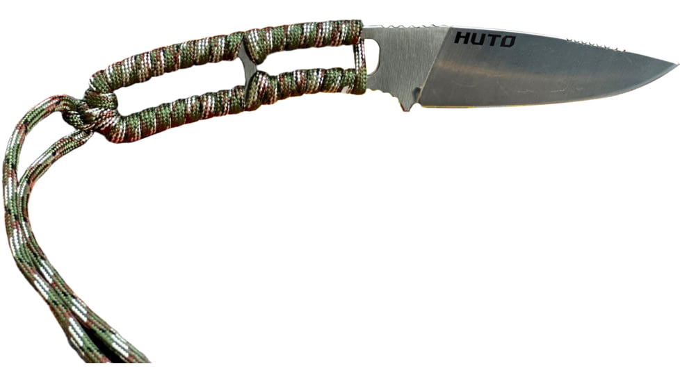 Huto Lifestyle EXO-Skeleton High Mountain M390 Steel 3.25in Fixed Blade Knife, Satin, Desert/Sand, EXOSKTNHGHMTNM390SD/S