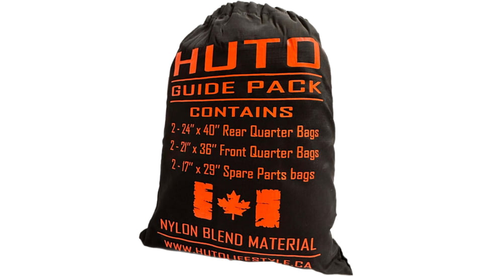 Huto Lifestyle Huto Guide Pack Game Bag Set, 6 Bag Set, Orange, GM-BG-GUIDESET