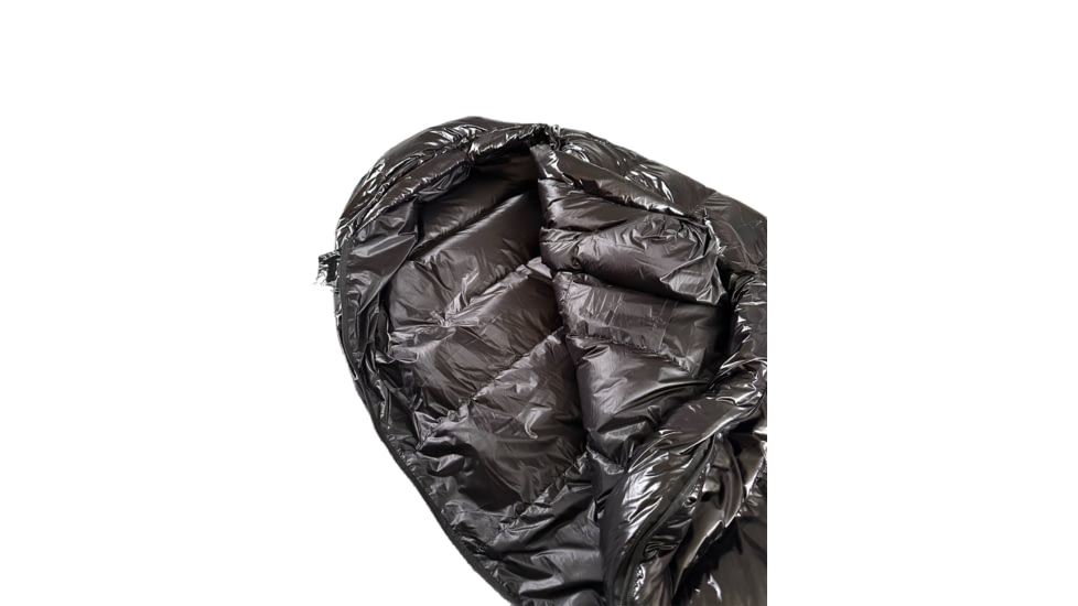 Huto Lifestyle Huto Three Season Down Sleeping Bag, Left Hand, Black, 200CM, THREESEASN-SLPBAG-BLK-LFT