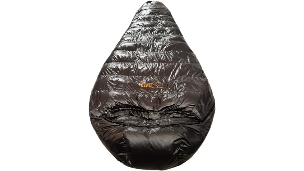 Huto Lifestyle Huto Three Season Down Sleeping Bag, Left Hand, Black, 200CM, THREESEASN-SLPBAG-BLK-LFT