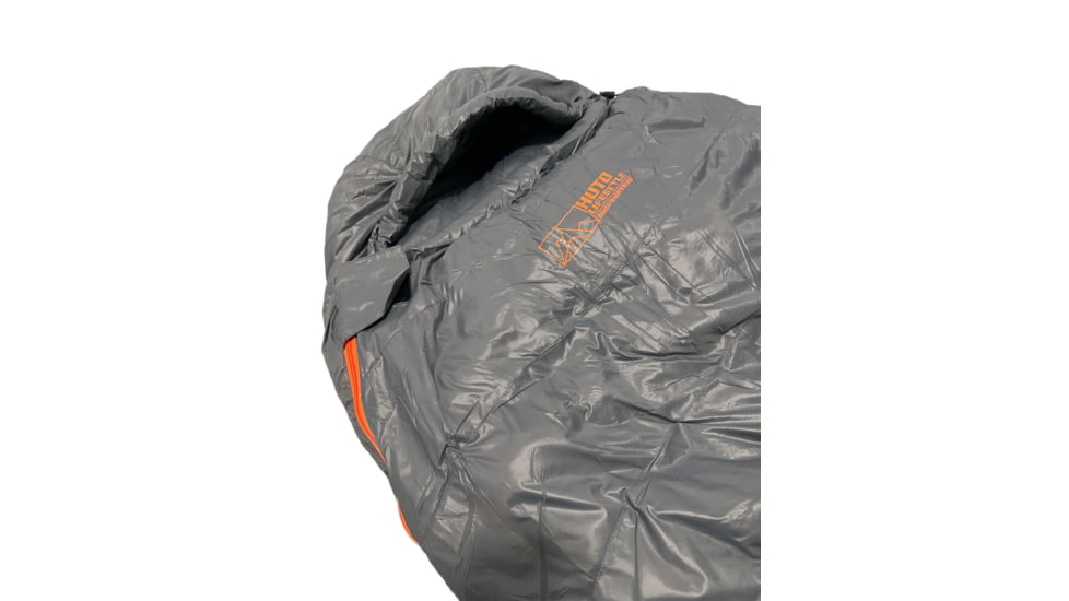 Huto Lifestyle Huto Three Season Down Sleeping Bag, Left Hand, Grey, 200CM, THREESEASN-SLPBAG-GRY-LFT