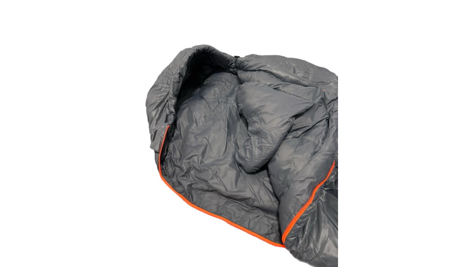 Huto Lifestyle Huto Three Season Down Sleeping Bag, Left Hand, Grey, 200CM, THREESEASN-SLPBAG-GRY-LFT