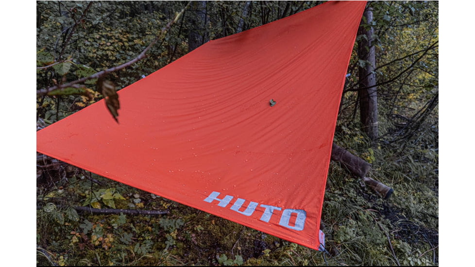 Huto Lifestyle Meat Throw Tarp/Shelter, Regular, Orange, MEAT-TARP-REG