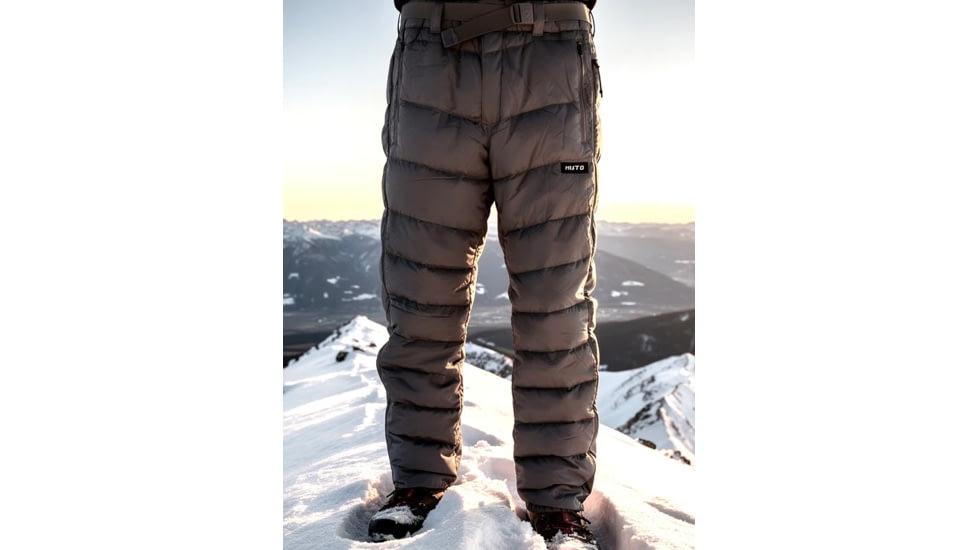 Huto Lifestyle Stalker Down Puffy Pants, Grey, 2XL, STLKDWN-PNT-GRY-XXL