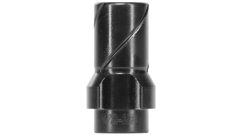 HUXWRX 3-Lug Muzzle Device, 9, 1/2x28, Black, 2346