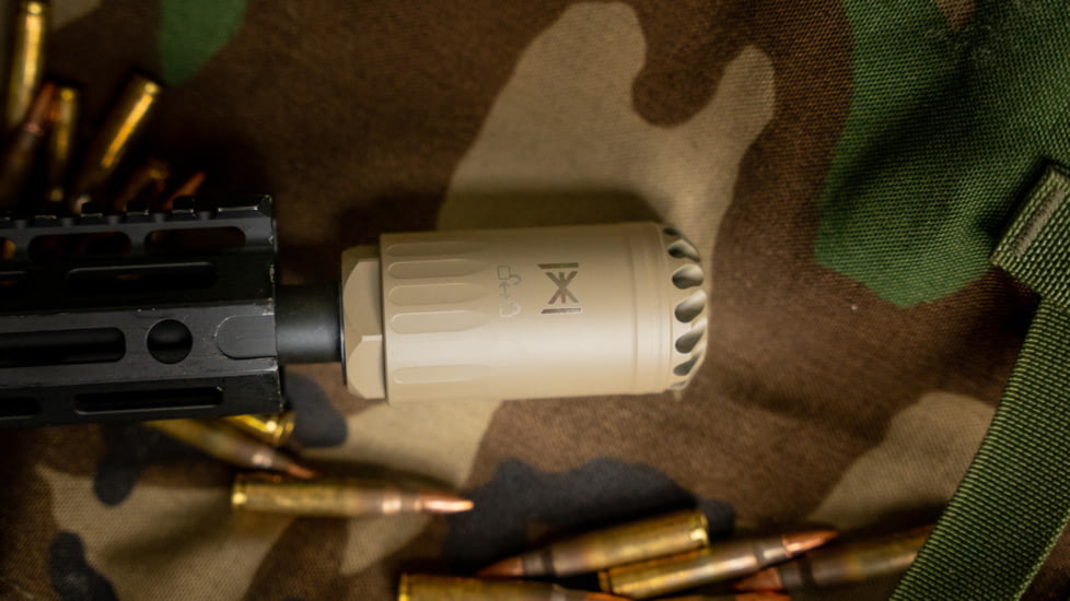HUXWRX Blastphemy Muzzle Device, FDE, 2653