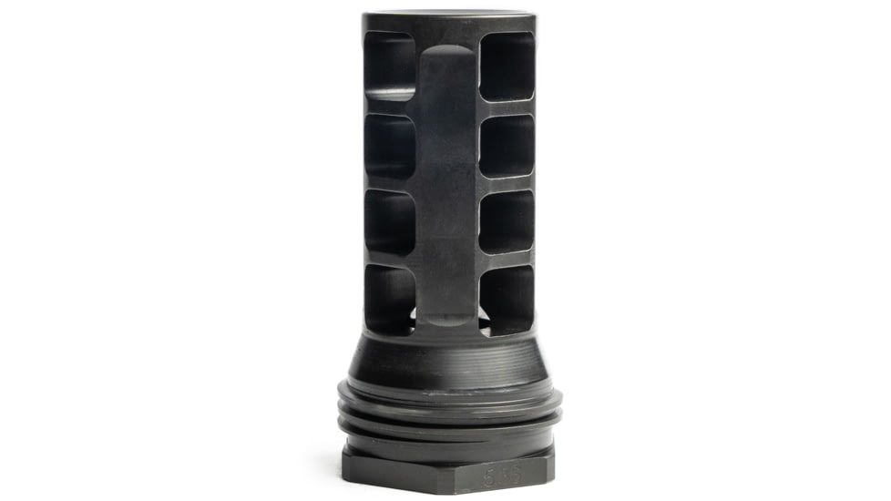 HUXWRX QD Muzzle Brake, 5.56, 1/2x28, Titanum, Black, 1599