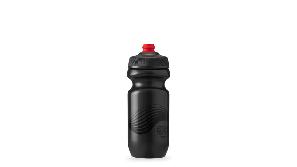 HydraPak Breakaway Surge Bottle, Charcoal/Black, 20oz/600ml, SWB20OZ10