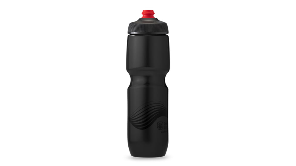HydraPak Breakaway Surge Bottle, Charcoal/Black, 30oz/880ml, SWB30OZ03