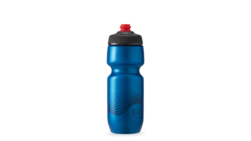 HydraPak Breakaway Surge Bottle, Cobalt Blue/Charcoal, 24oz/700ml, SWB24OZ04