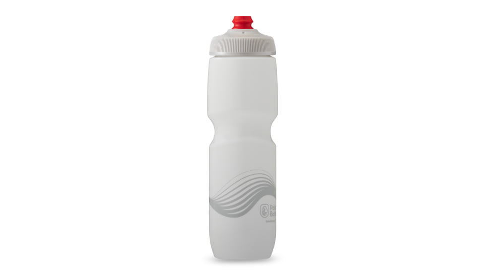 HydraPak Breakaway Surge Bottle, White/Silver, 30oz/880ml, SWB30OZ02