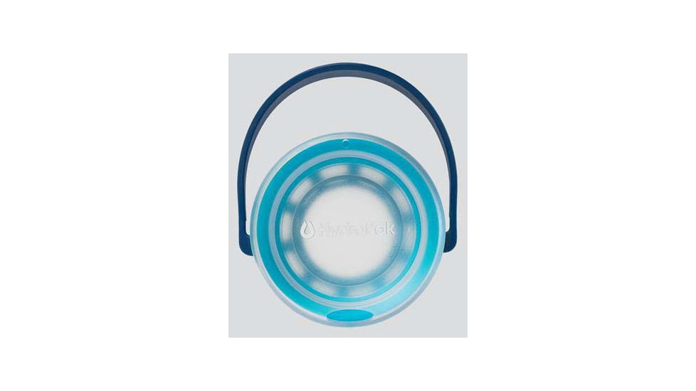 HydraPak Recon Bottle, 750ml, Clear/Navy &amp; Cyan, BR01HP