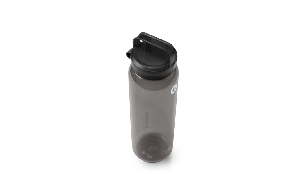 HydraPak Recon Clip &amp; Carry 32oz Bottle, Charcoal Grey, 1L, BRC02M