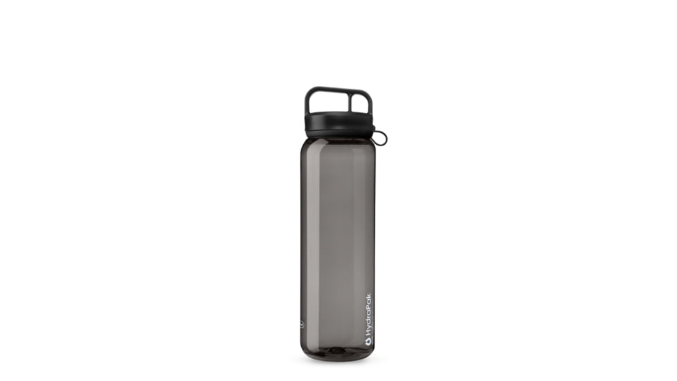 HydraPak Recon Clip &amp; Carry 32oz Bottle, Charcoal Grey, 1L, BRC02M