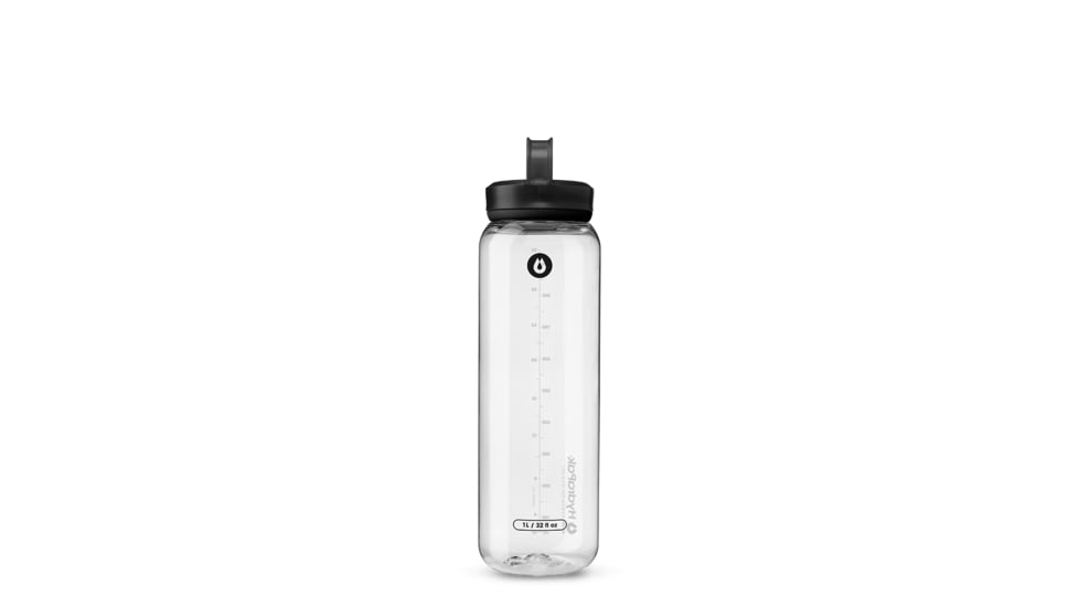 HydraPak Recon Clip &amp; Carry 32oz Bottle, Clear, 1L, BRC02C