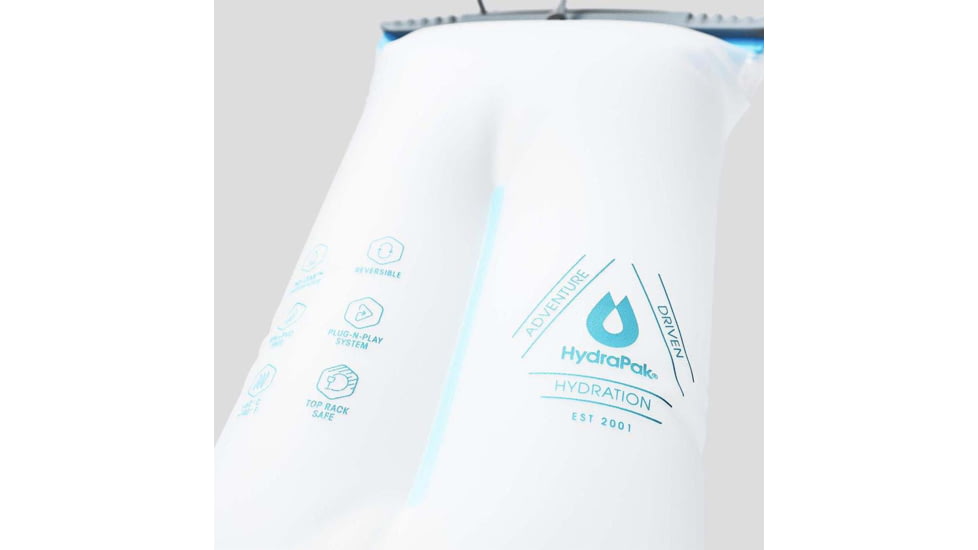 Hydrapak Shape-Shift Hydration Bladder, Clear, 2L/70oz, A262