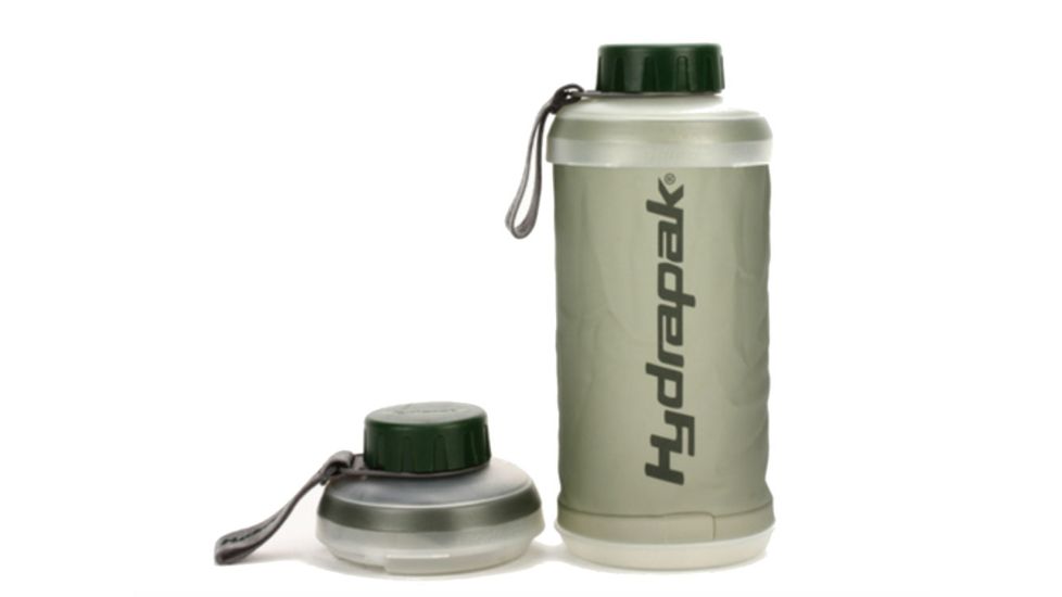 Hydrapak Stash Collapsible Water Bottle - 750 mL-Green