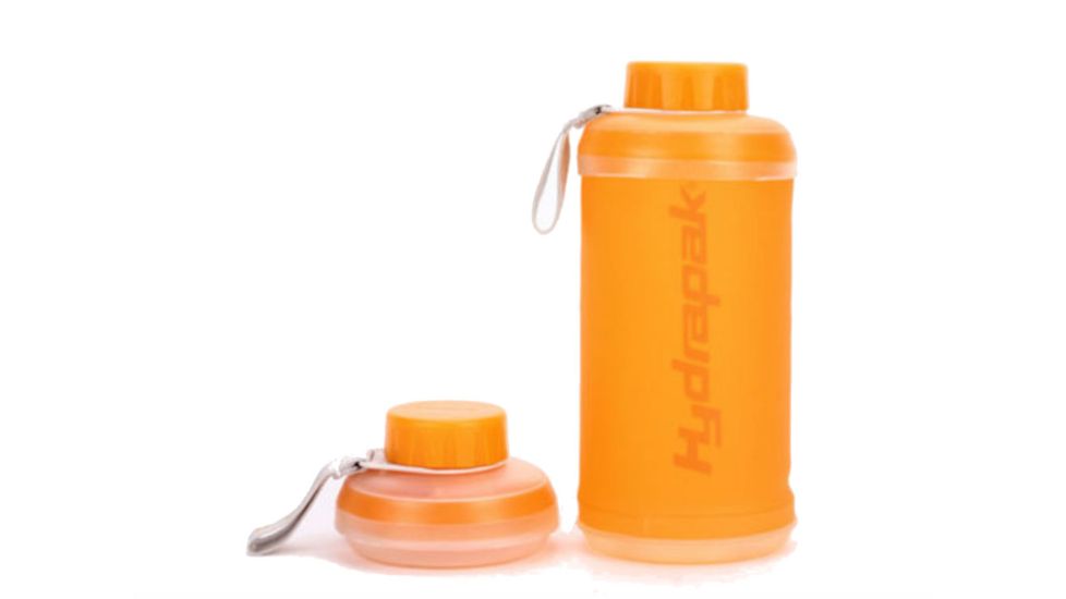 Hydrapak Stash Collapsible Water Bottle - 750 mL-Orange