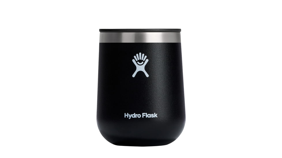 Hydro Flask 10 Oz Ceramic Wine Tumbler, BLACK, 10 oz, VC10CP001
