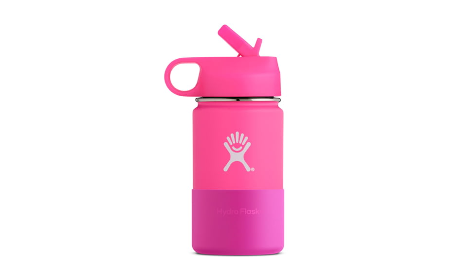 Hydro Flask 12 oz Kids Wide Mouth Bottle, Flamingo, W12SWBB625