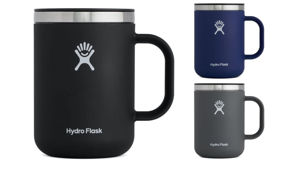Hydro Flask 24 oz Coffee Mug, Black, Cobalt, Stone
