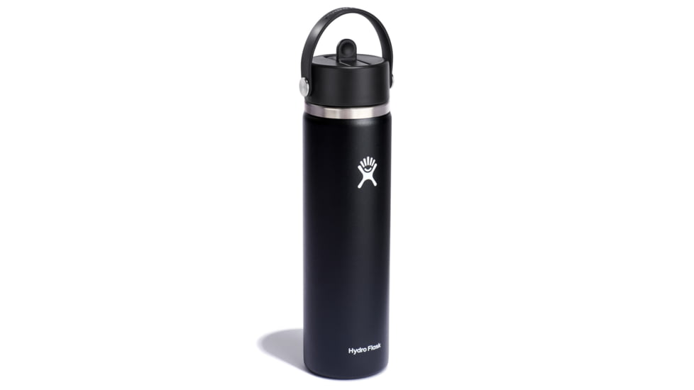 Hydro Flask 24 Oz Wide Flex Straw Cap, BLACK, 24 oz, W24BFS001