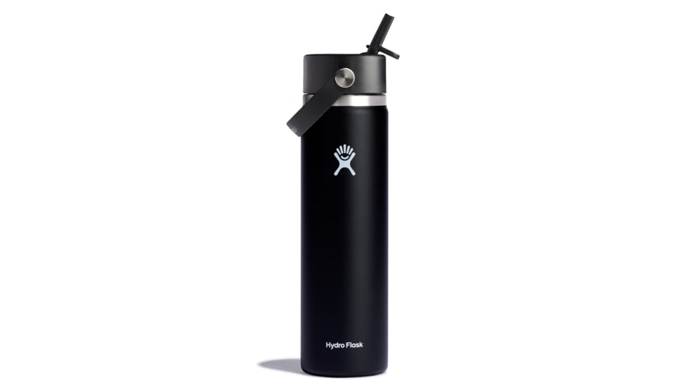 Hydro Flask 24 Oz Wide Flex Straw Cap, BLACK, 24 oz, W24BFS001