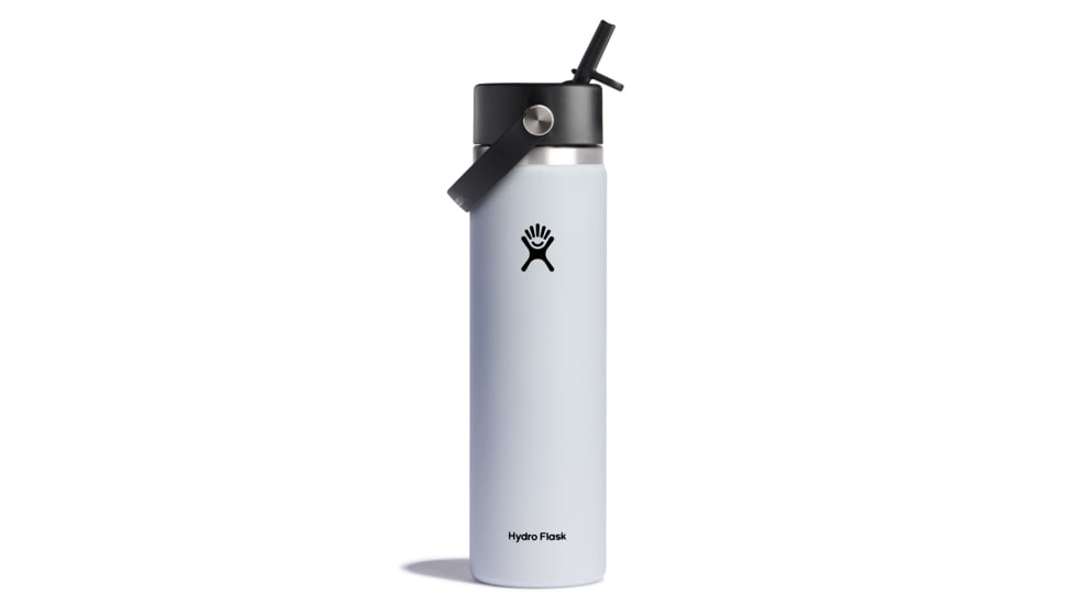 Hydro Flask 24 Oz Wide Flex Straw Cap, White, 24 oz, W24BFS110
