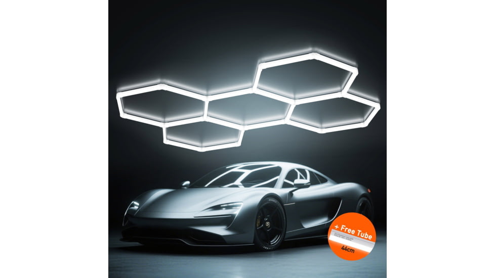 Hykoont Hykoont 47840LM LED Hexagon Garage Lights 5-Grid,11-Grid, LBX005