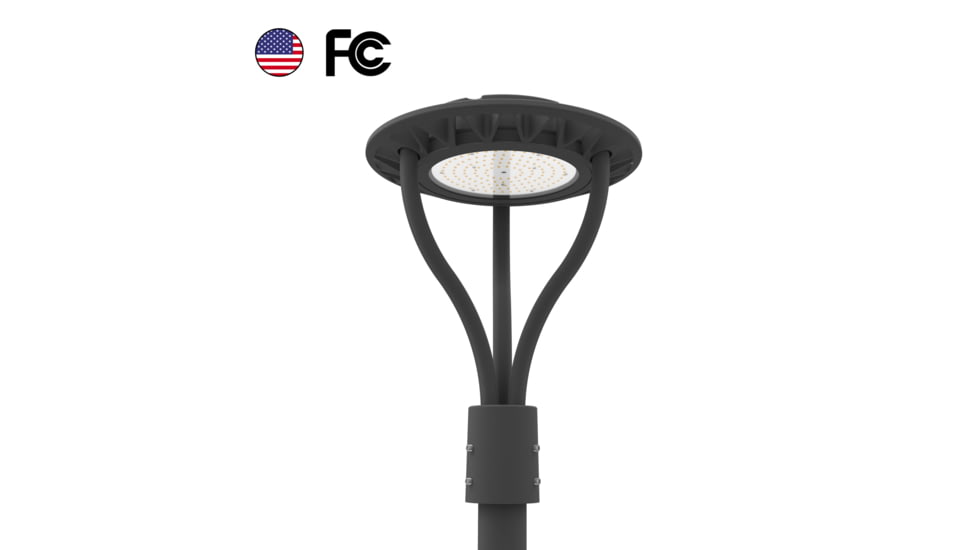 Hykoont Hykoont PT01 Post Top Light 150/100/70W Selectable, SS-PT01-150W-H-TCP