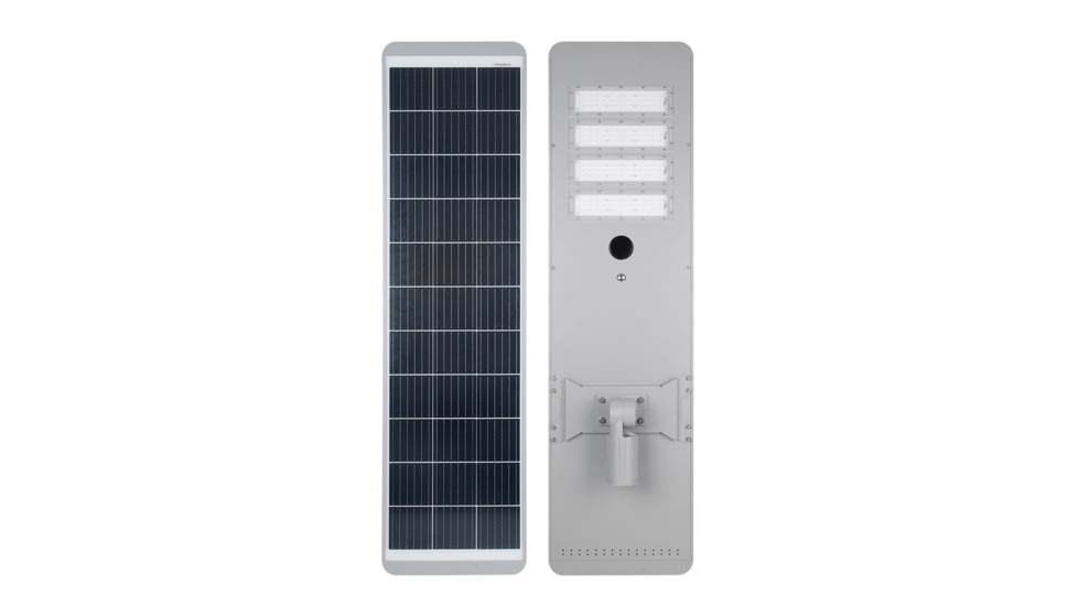 Hykoont NT100A 100W High-Brightness Solar Street Light 320WH LiFePO4 Battery MPPT Controller All-Weather Outdoor Lighting, NT1008A
