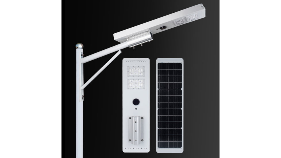 Hykoont YK30-A 30W 3600LM Solar Street Light 96WH Battery 72Hrs Operation in Rainy Cloudy Weather, YK0322A