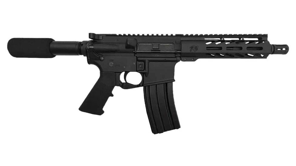 Hyperion Munitions Dominator Series Pistol, .300 AAC Blackout, 7.5in N Barrel, 4150V Chrome Moly Vanadium Steel Frame, Polymer Grip, Black, One Size, T-30006-BLK