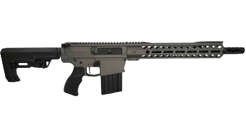 Hyperion Munitions G.O.A.T Series Enforcer Rifle, .308 Winchester, 16in TCS Barrel, 4150V Chrome Moly Vanadium Steel, Polymer Grip, 1-10 Twist, MFT Extreme, TCS, Tungsten Gray Cerakote, T-90001-TG