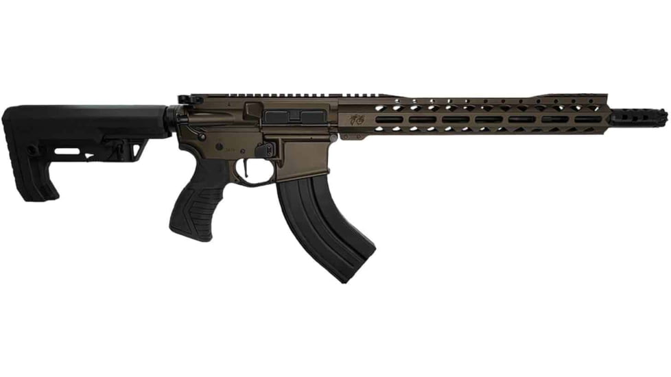 Hyperion Munitions G.O.A.T Series Growler Rifle, 7.62x39mm, 16in TCS Barrel, 4150V Chrome Moly Vanadium Steel, Polymer Grip, 1-10 Twist, MFT Extreme, TCS, Midnight Bronze Cerakote, T-90073-MB