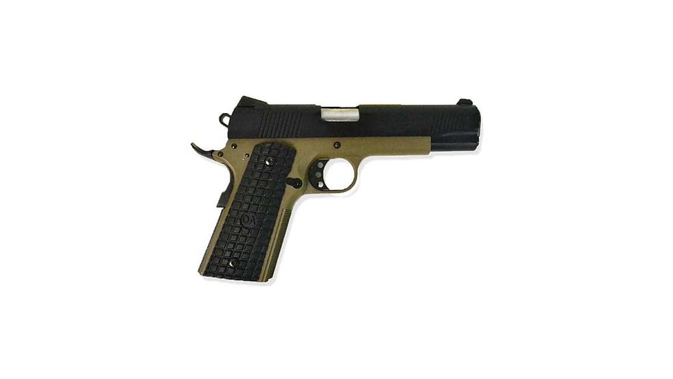Hyperion Munitions Gen I Pistol, 9mm Luger, 5in Traditional Barrel, Black Oxide/FDE Cerakote, One Size, OAF-0500-CB9M