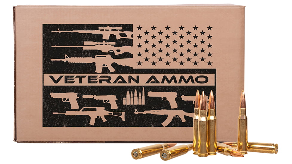 Hyperion Munitions Veteran Ammo 7.62x51mm NATO 147 Grain Full Metal Jacket Rifle Ammo, 250 Rounds, HMBX762250
