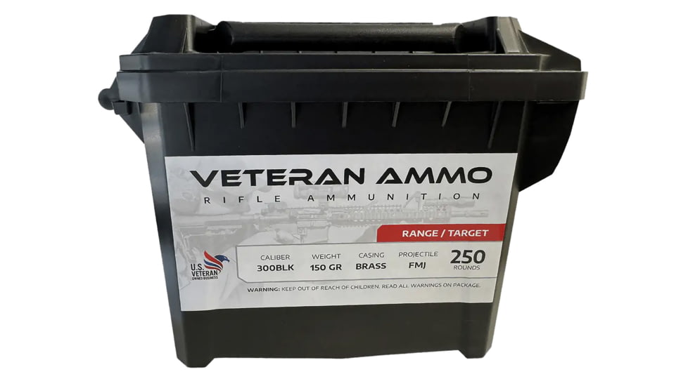 Hyperion Munitions .300 AAC Blackout 150 Grain Full Metal Jacket Rifle Ammo, 250 Rounds, HMCAN300BLK150250