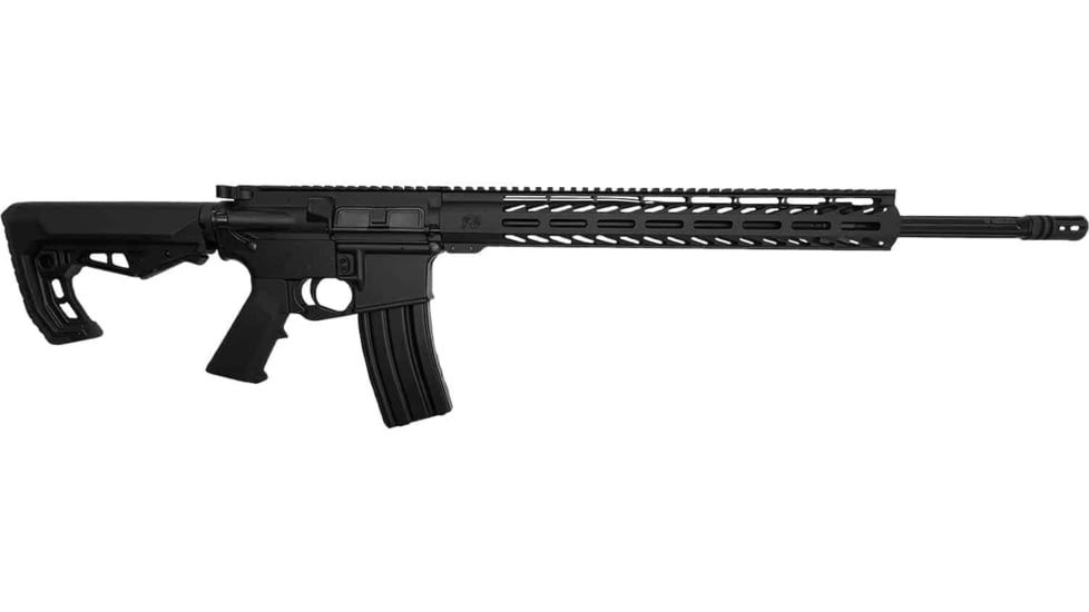 Hyperion Munitions Warhawk Series Rifle, 5.56x45mm NATO, 20in N Straight Fluted Barrel, 4150V Chrome Moly Vanadium Steel, Polymer Grip, 1-8 Twist, Minos, A2 Flash Hider, Black, One Size, T-40009-BLK