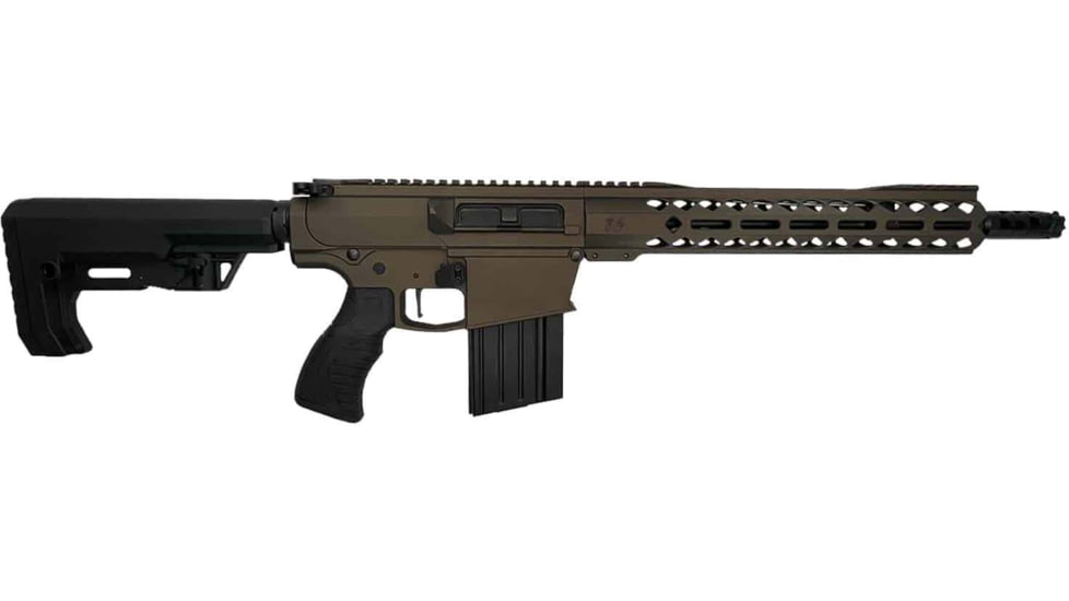Hyperion Munitions G.O.A.T Series Enforcer Rifle, .308 Winchester, 16in TCS Barrel, 4150V Chrome Moly Vanadium Steel, Polymer Grip, 1-10 Twist, MFT Extreme, TCS, Midnight Bronze Cerakote, T-90002-MB