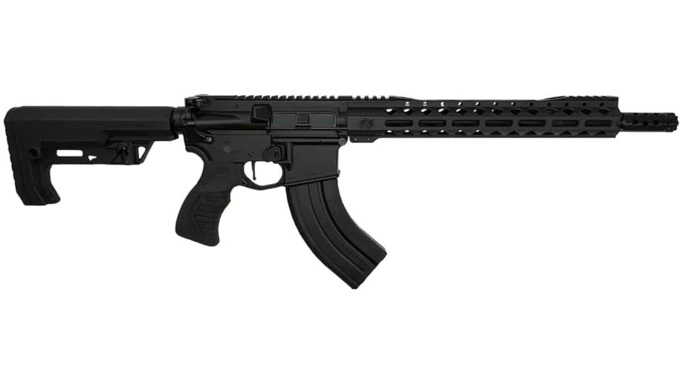 Hyperion Munitions G.O.A.T Series Growler Rifle, 7.62x39mm, 16in TCS Barrel, 4150V Chrome Moly Vanadium Steel, Polymer Grip, 1-10 Twist, MFT Extreme, Integrated TCS, Armor Black Cerakote, T-90072-BLK