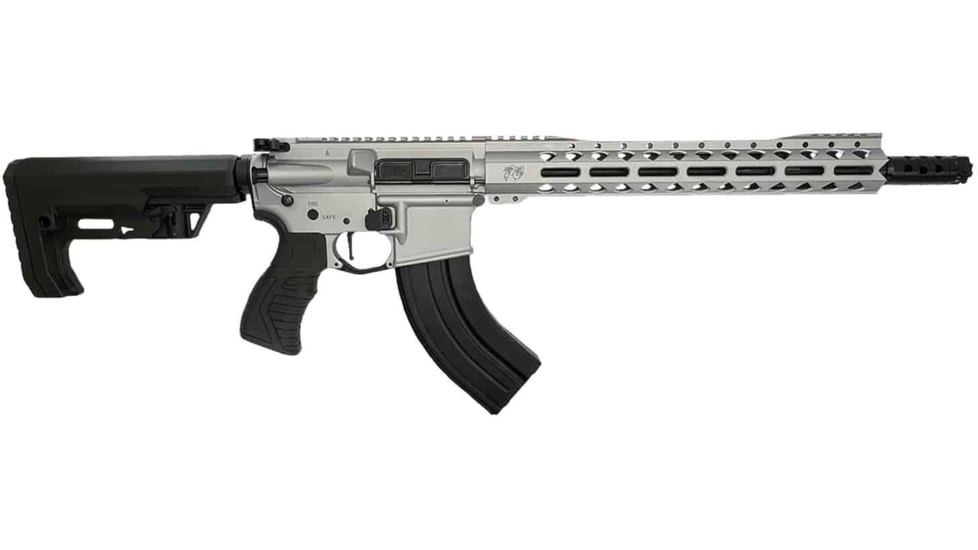 Hyperion Munitions G.O.A.T Series Growler Rifle, 7.62x39mm, 16in TCS Barrel, 4150V Chrome Moly Vanadium Steel, Polymer Grip, 1-10 Twist, MFT Extreme, Integrated TCS, Satin Mag Cerakote, T-90075-SM